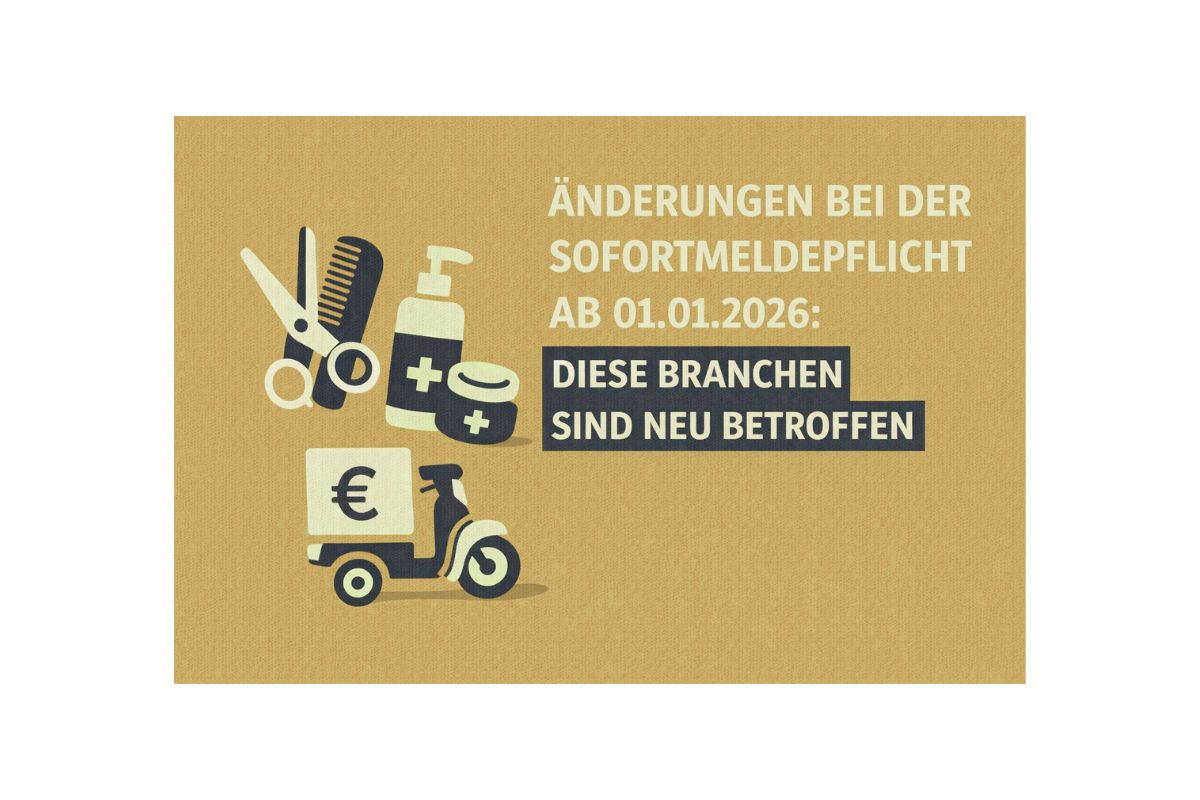 Änderungen zur Sofortmeldepflicht 2026