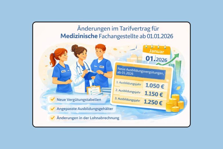 Änderungen im Tarifvertrag für MFA