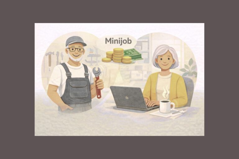 Rentner arbeiten im Minijob.