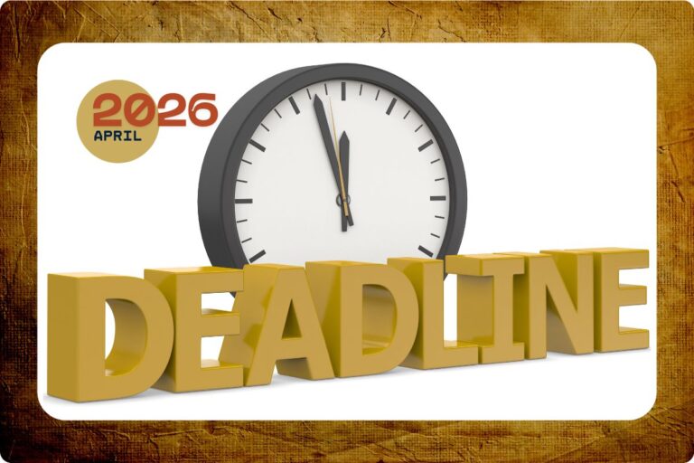 Frist im April 2026, Uhrzeit