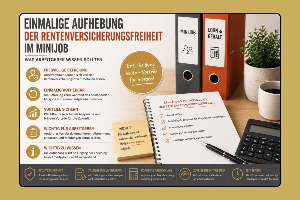 Informationen zur Rentenversicherungsbefreiung