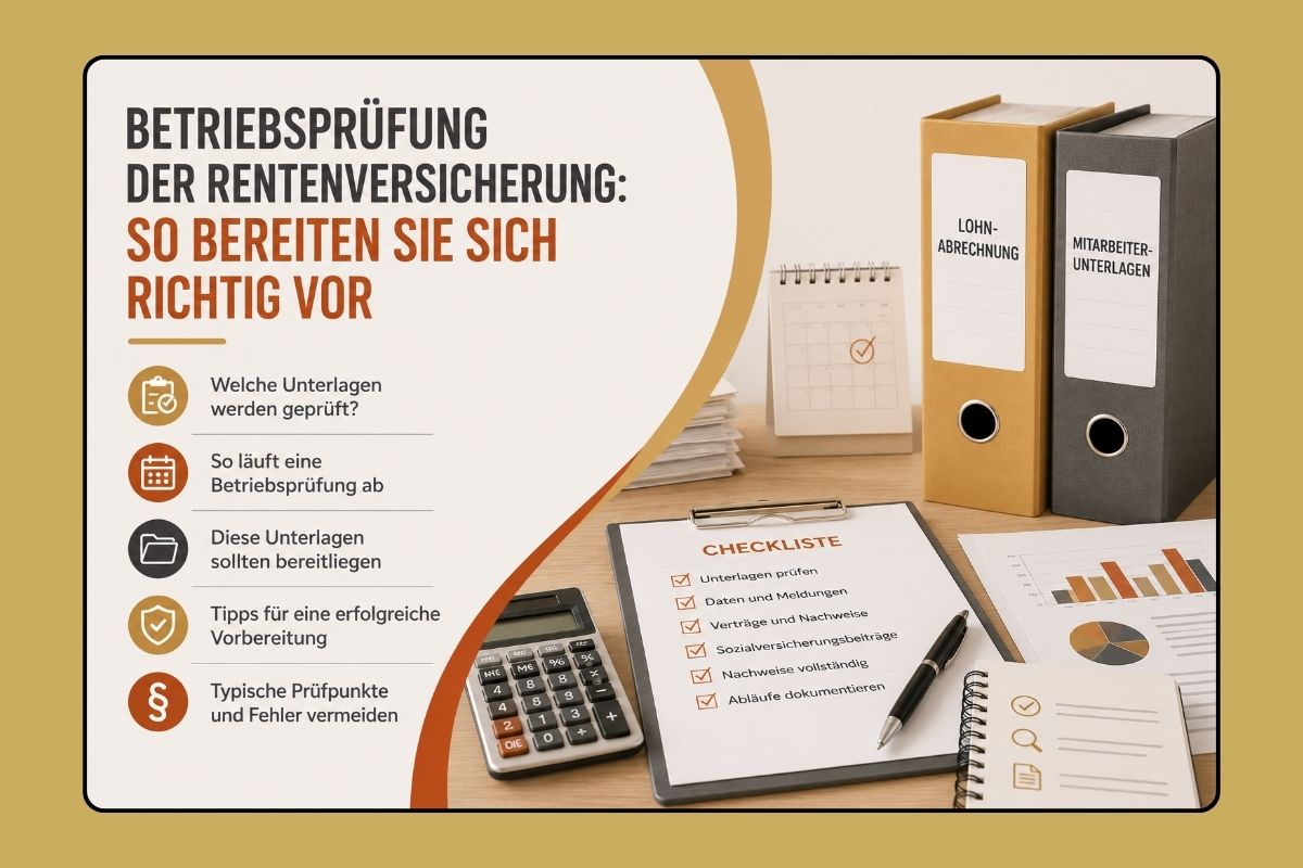 Vorbereitung auf Rentenversicherungsprüfung