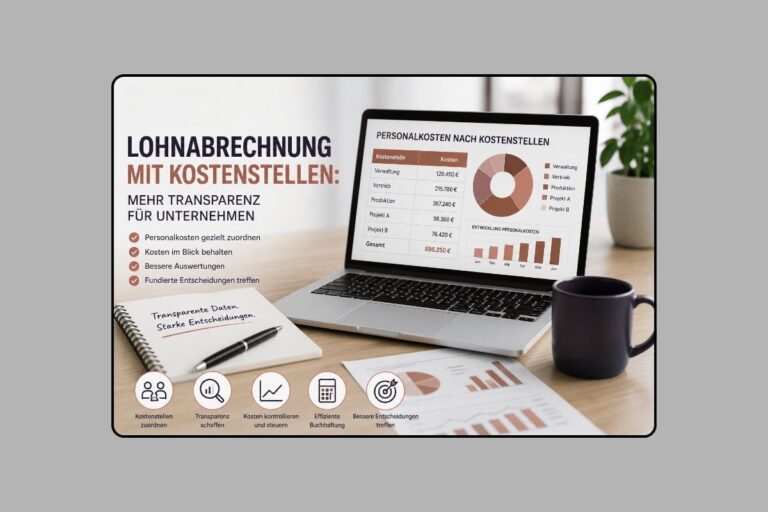 Lohnabrechnung und Kostenstellenübersicht
