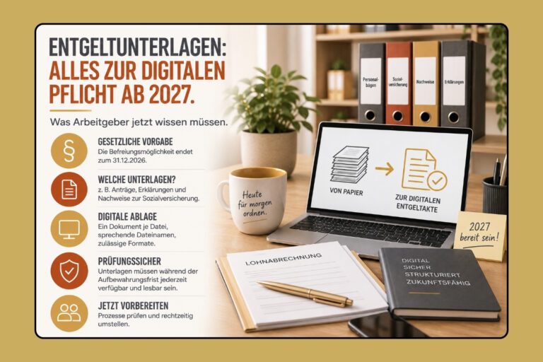 Entgeltunterlagen digital 2027