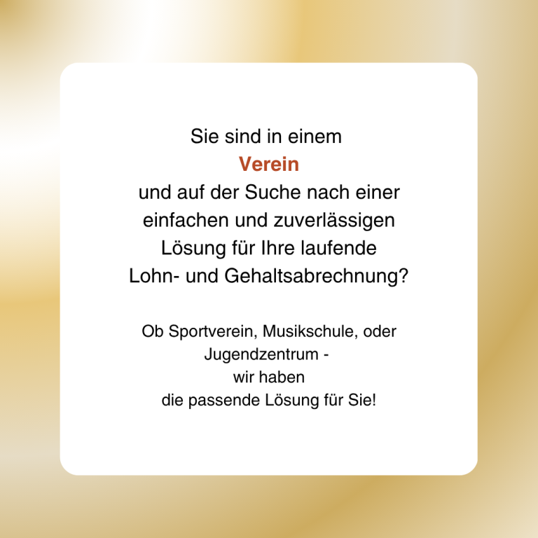 Text über Lösungen für Lohn- und Gehaltsabrechnung für Vereine.